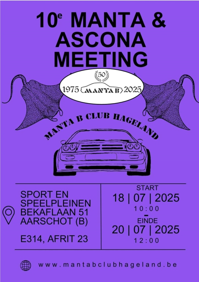 10° Int. Manta & Ascona treffen