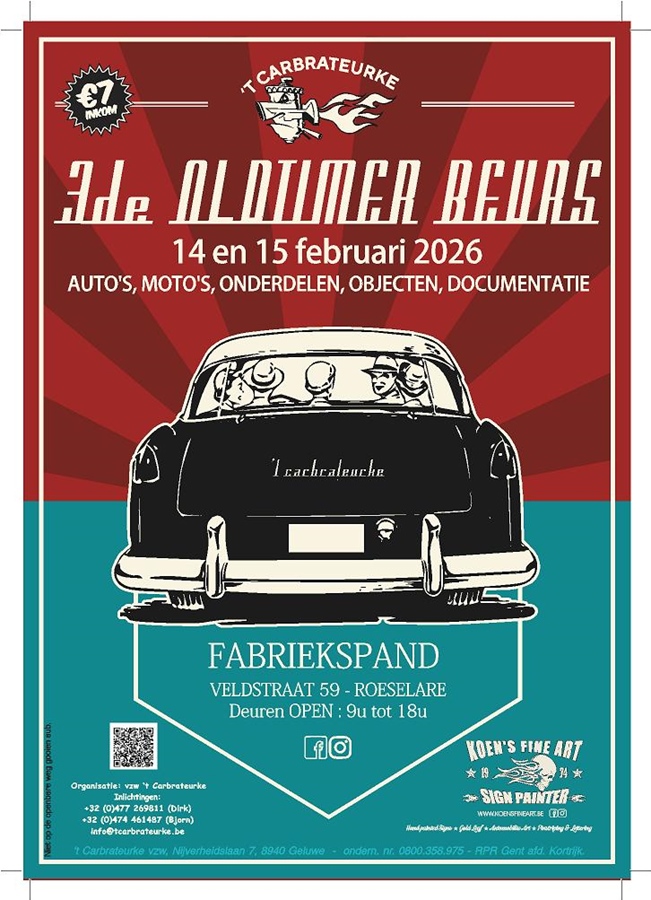 Oldtimerbeurs Fabriekspand Roeselare