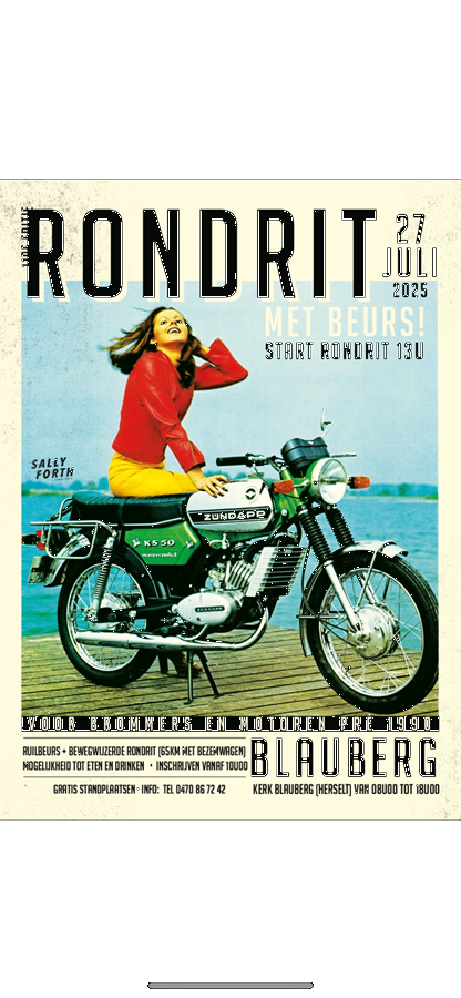 Oldtimer rondrit Blauberg