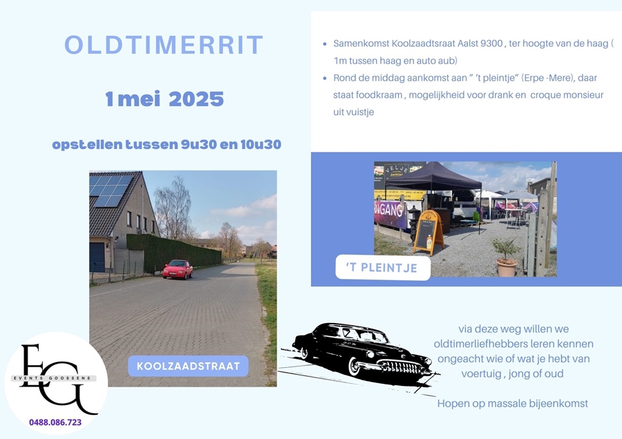 Events Goossens rondrit oldtimers